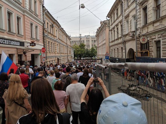 Шествие 12 июня в поддержку журналиста Ивана Голунова / Фото: Илья Иванов