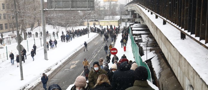 Список задержанных на акции в поддержку Алексея Навального 31 января 2021 года